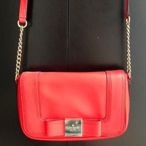 Kate Spade Red Crossbody Satchel